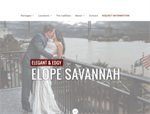 Tablet Screenshot of elopesavannah.com